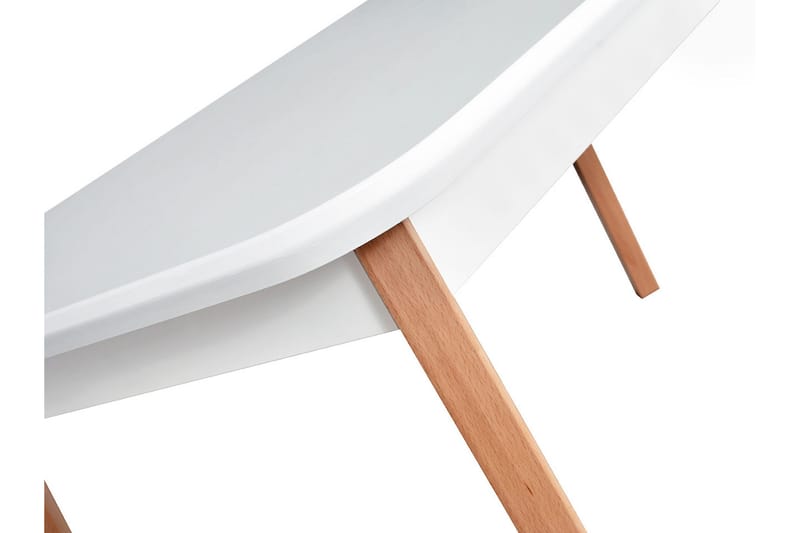 Spisebord Dung I 140 - Hvit/Svart - Spisebord & kjøkkenbord