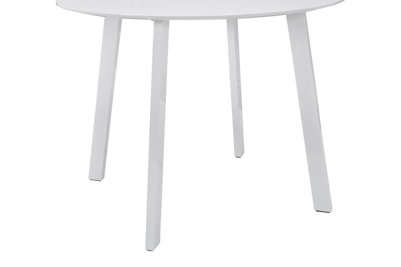 Spisebord Eli 100 cm Rund - Hvit - Spisebord & kjøkkenbord
