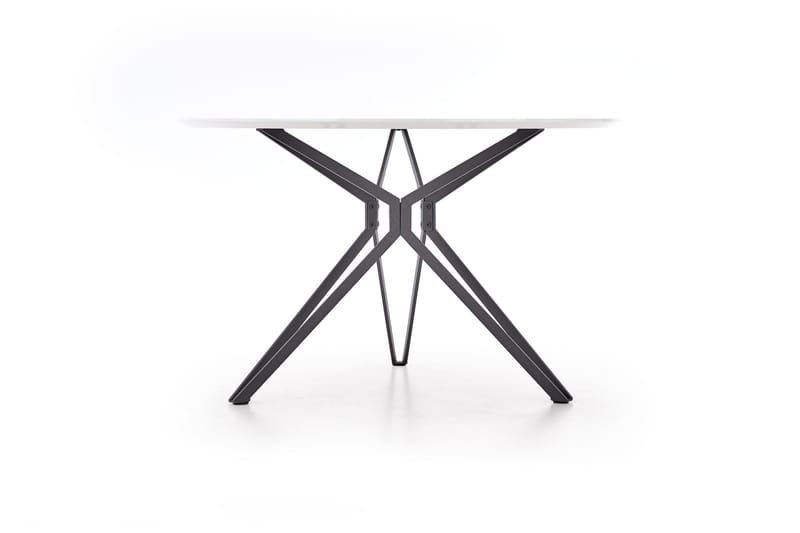 Spisebord Elling 120 cm - Hvit|Svart - Spisebord & kjøkkenbord
