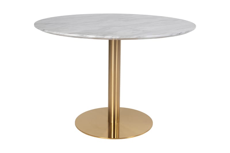Spisebord Emington 110 cm - Hvit - Spisebord & kjøkkenbord