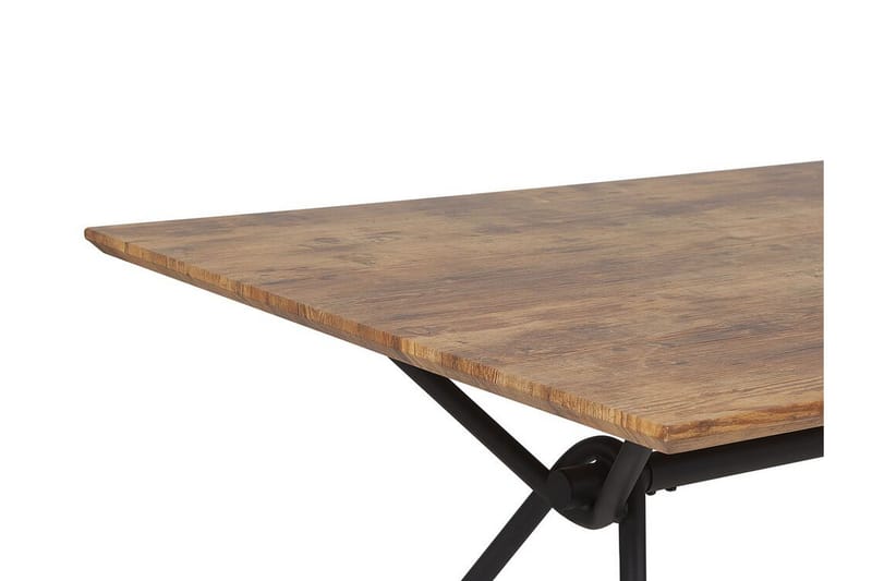Spisebord End 160 cm - Natur / Svart - Spisebord & kjøkkenbord