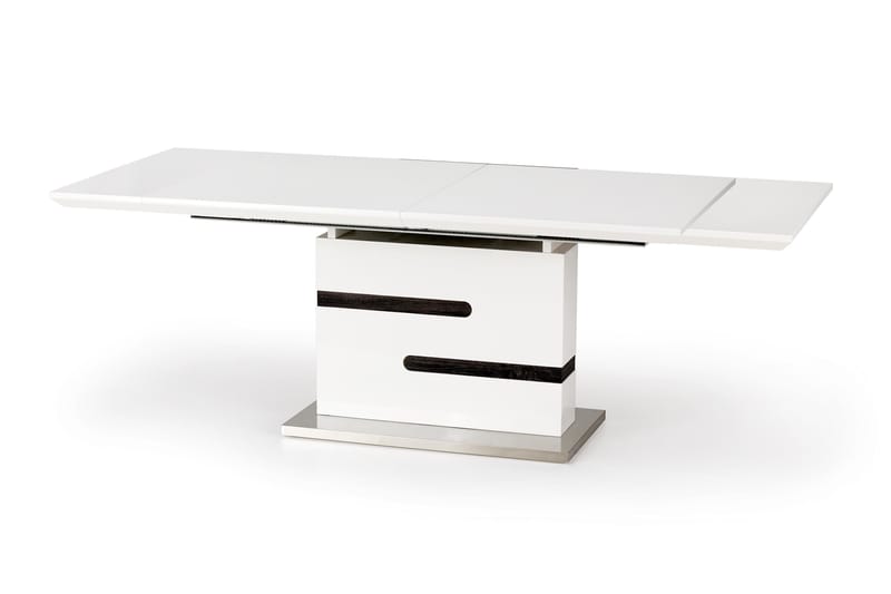 Spisebord Ferlow Forlengningsbart  160 cm - Hvit|Grå - Spisebord & kjøkkenbord