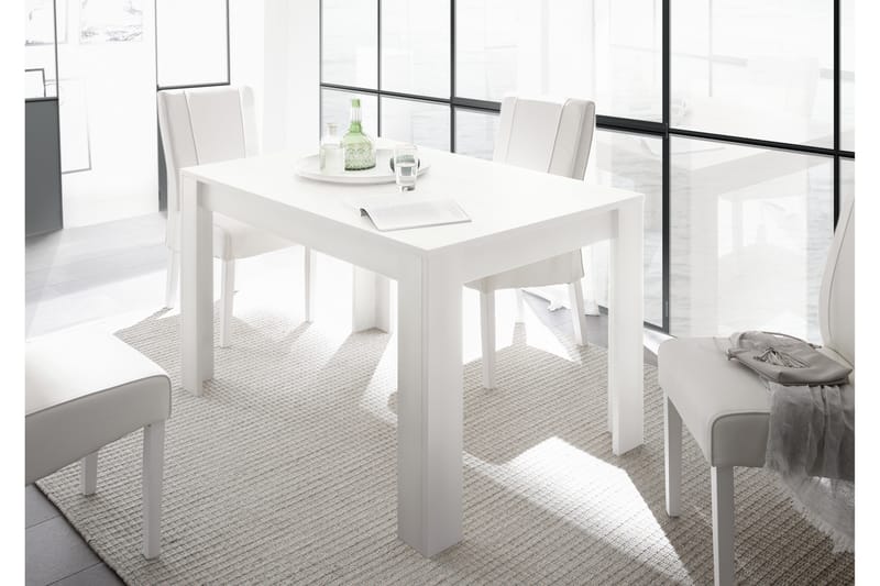 Spisebord Firenze 137 cm - Hvit - Spisebord & kjøkkenbord