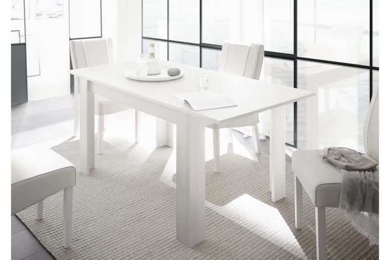 Spisebord Firenze 137 cm - Hvit - Spisebord & kjøkkenbord