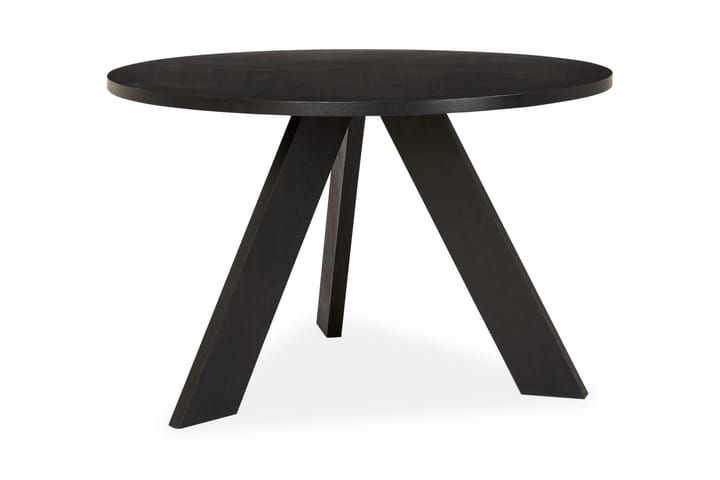 Spisebord Fryda 120 cm Rundt - Svart - Spisebord & kjøkkenbord