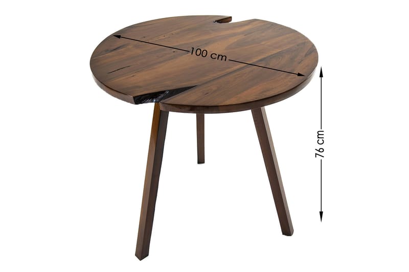 Spisebord Galba Rundt 80 cm - Spisebord & kjøkkenbord
