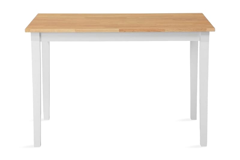 Spisebord Georgia 115 cm - Hvit - Spisebord & kjøkkenbord