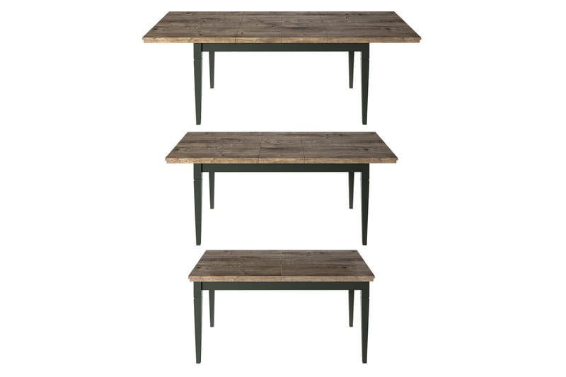 Spisebord Getafez Forlengningsbart 160 cm - Khaki/Natur - Spisebord & kjøkkenbord