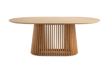 Spisebord Gontas 200 cm Ovalt - Natur - Møbler - Bord - Spisebord & kjøkkenbord
