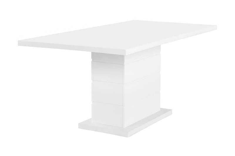 Spisebord Griffith Forlengningsbart 160 cm - Hvit - Spisebord & kjøkkenbord