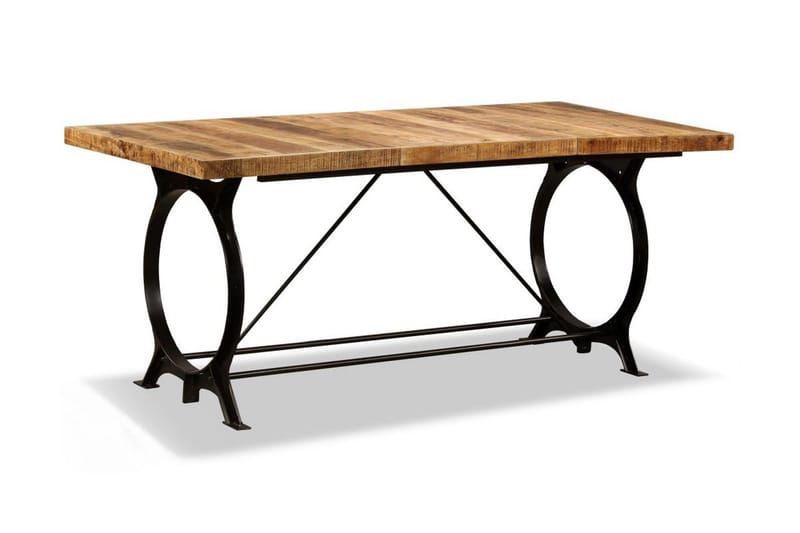 Spisebord grovt mango heltre 180 cm - Brun - Spisebord & kjøkkenbord