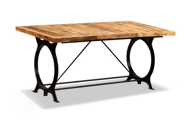 Spisebord grovt mango heltre 180 cm - Brun - Spisebord & kjøkkenbord