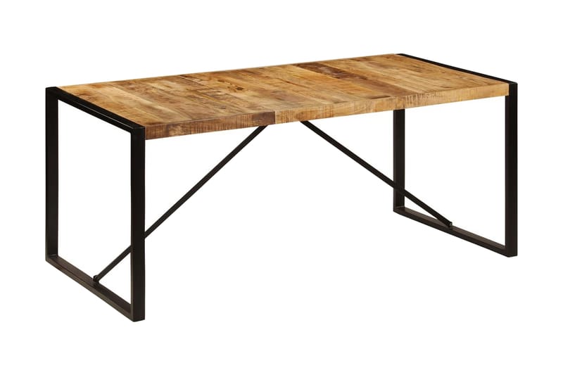 Spisebord grovt mangotre 180 cm - Brun - Spisebord & kjøkkenbord