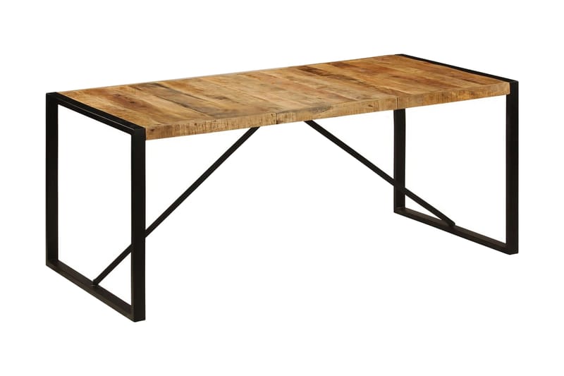 Spisebord grovt mangotre 180 cm - Brun - Spisebord & kjøkkenbord