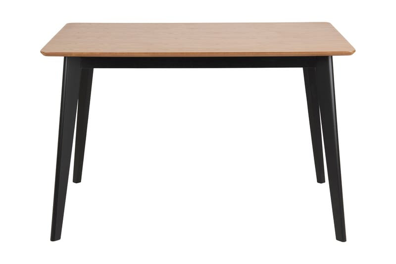 Spisebord Hallaci 120 cm - Natur/Svart - Spisebord & kjøkkenbord