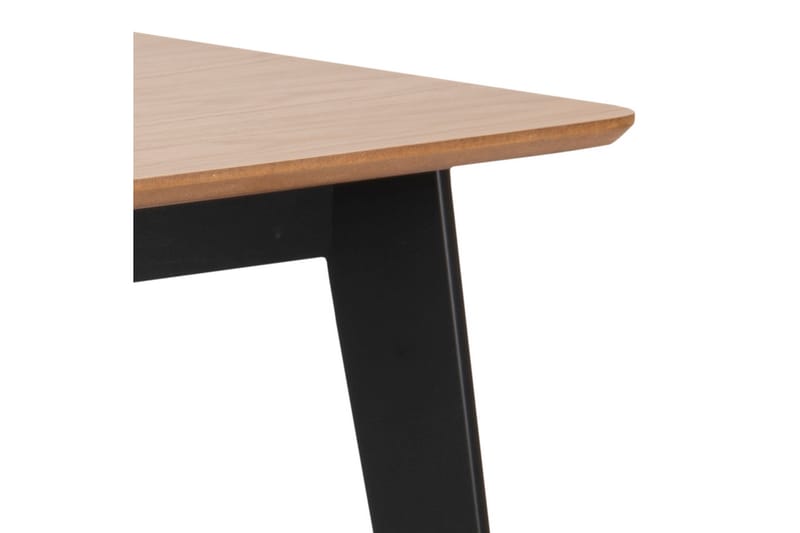 Spisebord Hallaci 120 cm - Natur/Svart - Spisebord & kjøkkenbord