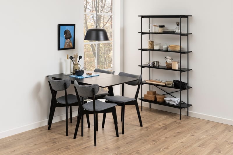 Spisebord Hallaci 120x80 cm - Sort - Møbler - Bord - Spisebord & kjøkkenbord