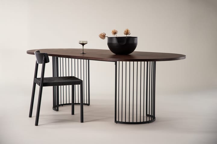 Spisebord Hamneskär 220x110 cm Brun - Vind - Spisebord & kjøkkenbord