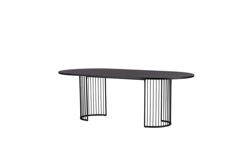 Spisebord Hamneskär 220x110 cm Svart - Vind - Spisebord & kjøkkenbord