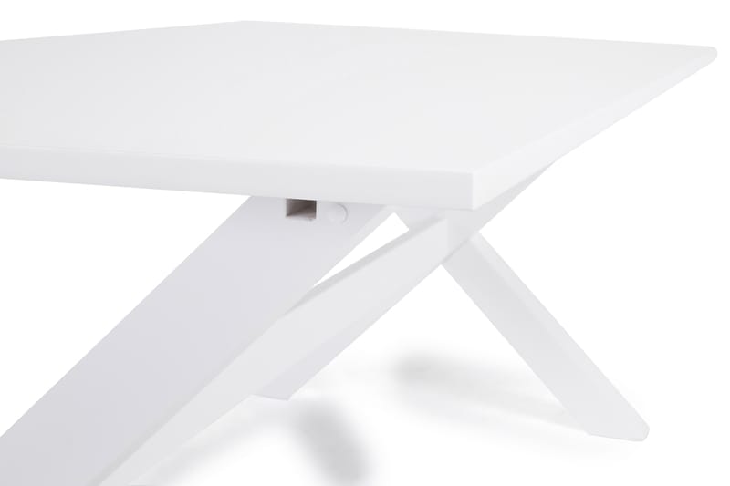 Spisebord Hannah 180 cm Hvitlakk - X-ben/Hvit lakk - Spisebord & kjøkkenbord