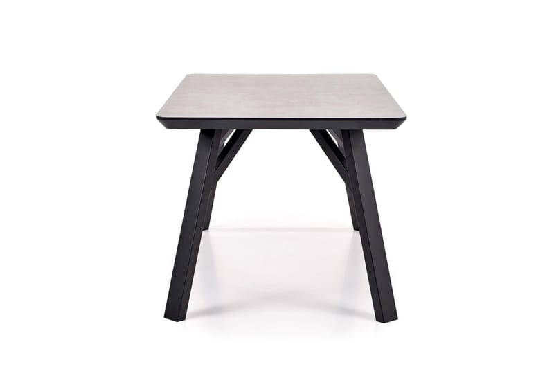 Spisebord Hargett 160 cm - Grå|Svart - Spisebord & kjøkkenbord