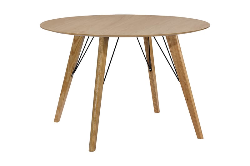 Spisebord HELENA D100xH75cm MDF med Eikefiner - Spisebord & kjøkkenbord