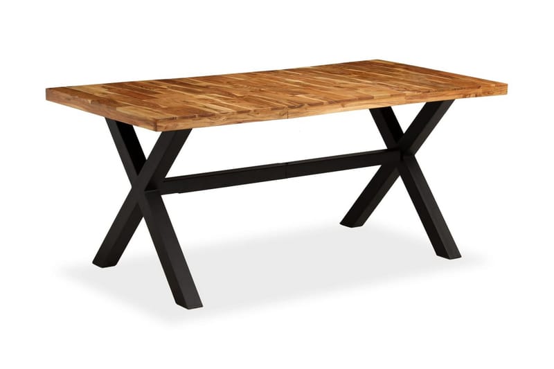 Spisebord heltre akasie og mango 180x90x76 cm - Brun - Spisebord & kjøkkenbord