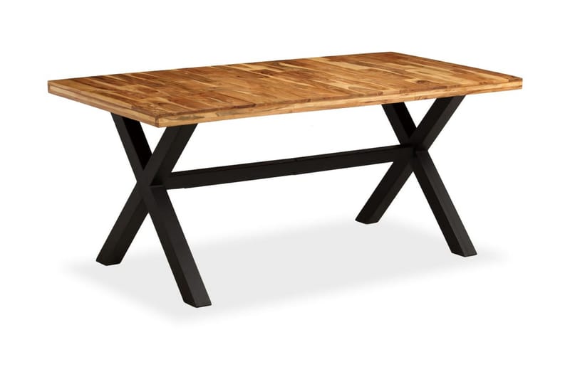 Spisebord heltre akasie og mango 180x90x76 cm - Brun - Spisebord & kjøkkenbord