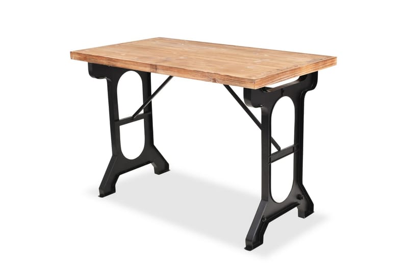 Spisebord heltre edelgran 122x65x82 cm - Brun - Spisebord & kjøkkenbord