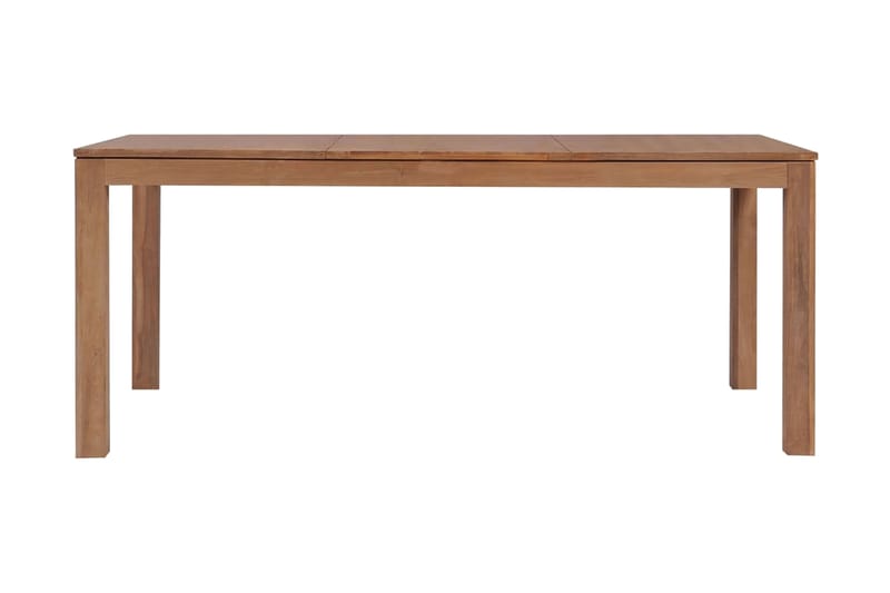 Spisebord heltre teak naturlig etterbehandling 180x90x76cm - Brun|Beige - Spisebord & kjøkkenbord