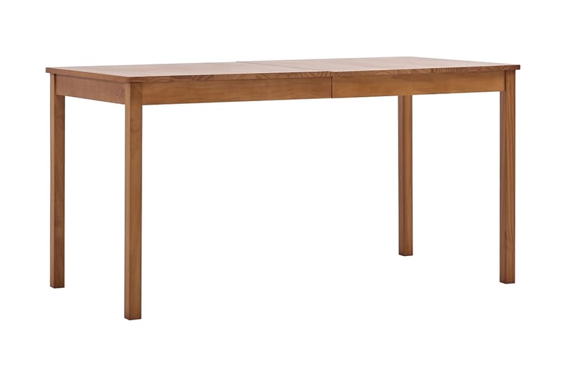 Spisebord honningbrun 140x70x73 cm furu - Brun - Spisebord & kjøkkenbord
