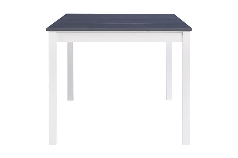 Spisebord hvit og grå 180x90x73 cm furu - Grå - Spisebord & kjøkkenbord