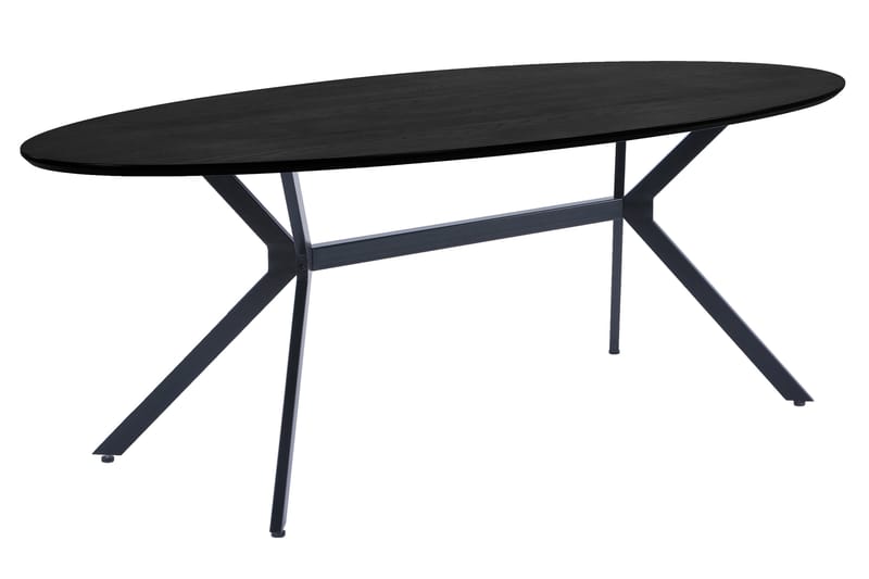 Spisebord Iban 220 cm - Svart - Spisebord & kjøkkenbord