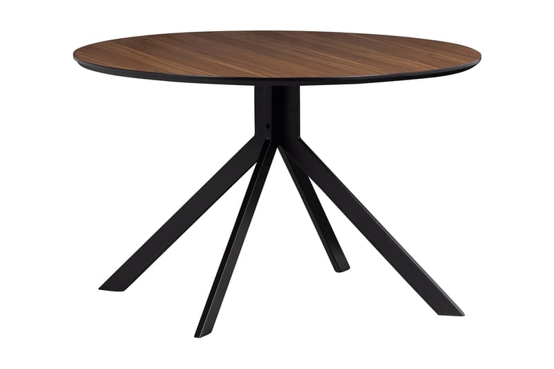 Spisebord Iban Rundt 120 cm - Valnøtt - Spisebord & kjøkkenbord