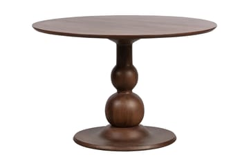 Spisebord Icoro 120 cm Rundt - Mangotre/Lysebrun - Møbler - Bord - Spisebord & kjøkkenbord