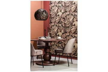 Spisebord Icoro 120 cm Rundt - Mangotre/Lysebrun - Møbler - Bord - Spisebord & kjøkkenbord