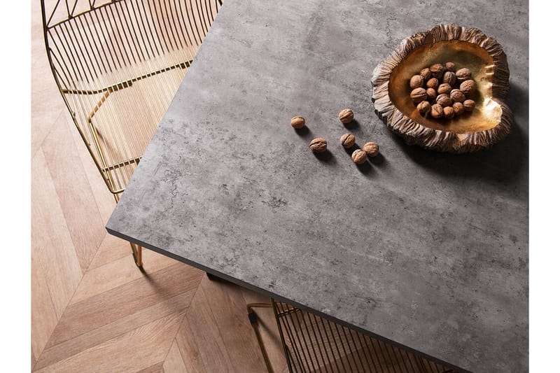 Spisebord Kincade 160x90 cm - Grå - Spisebord & kjøkkenbord