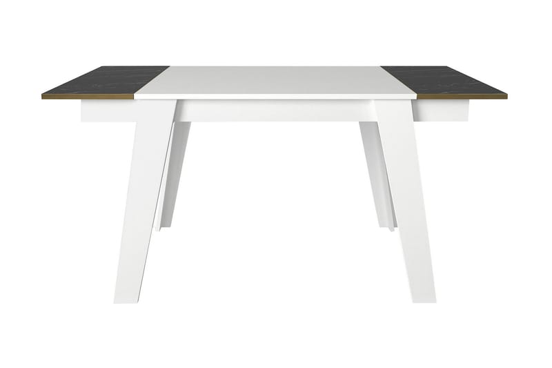 Spisebord Komatz 149 cm - Hvit|Gull|Svart - Spisebord & kjøkkenbord