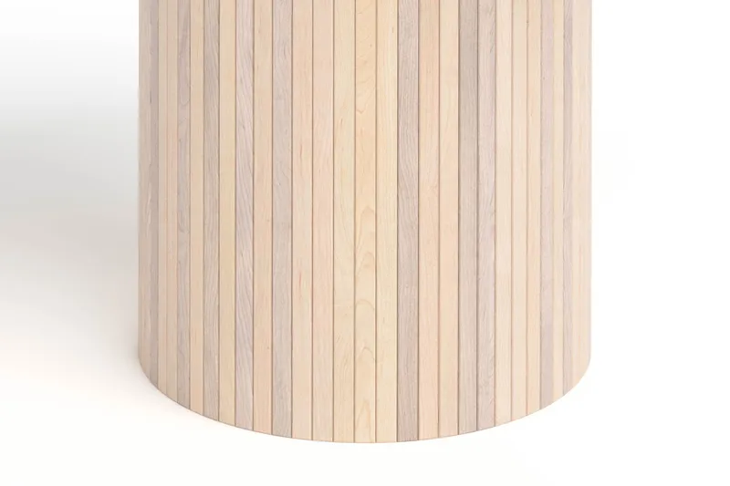 Spisebord Kopparbo 106 cm - Lyst hvitlasert eik - Møbler - Bord - Spisebord & kjøkkenbord