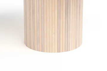 Spisebord Kopparbo 150 cm - Hvitlasert Eik / Tre / Ribbet - Møbler - Bord - Spisebord & kjøkkenbord