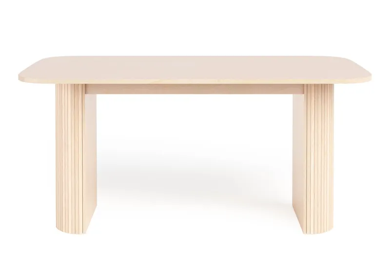 Spisebord Kopparbo 160 cm, Lyst hvitlasert eik