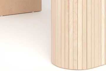 Spisebord Kopparbo 160 cm - Lyst hvitlasert eik - Møbler - Bord - Spisebord & kjøkkenbord
