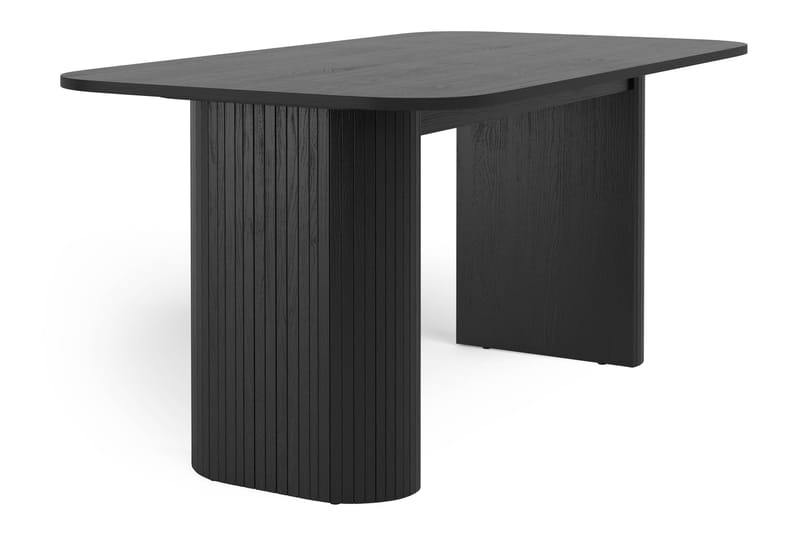 Spisebord Kopparbo 160 cm - Svartbeiset eik - Møbler - Bord - Spisebord & kjøkkenbord