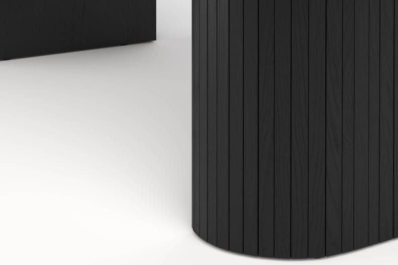Spisebord Kopparbo 160 cm - Svartbeiset eik - Møbler - Bord - Spisebord & kjøkkenbord