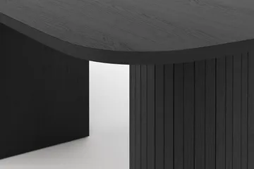 Spisebord Kopparbo 160 cm - Svartbeiset eik - Møbler - Bord - Spisebord & kjøkkenbord