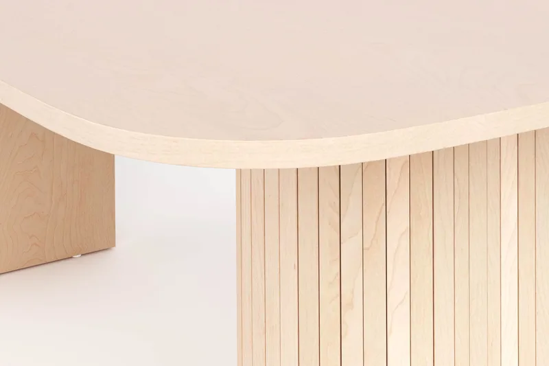 Spisebord Kopparbo 200 cm - Hvitlasert Eik - Møbler - Bord - Spisebord & kjøkkenbord