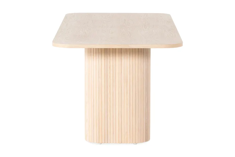 Spisebord Kopparbo 200 cm - Lyst hvitlasert eik - Møbler - Bord - Spisebord & kjøkkenbord