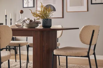 Spisebord Kopparbo 200 cm - Mørkebrunt / Valnøtt / Tre - Møbler - Bord - Spisebord & kjøkkenbord