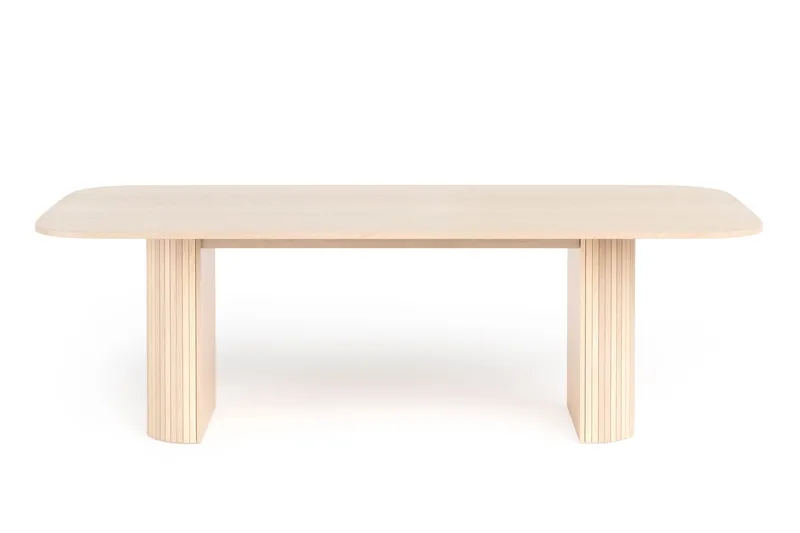 Spisebord Kopparbo 240 cm, Lyst hvitlasert eik