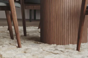 Spisebord Kopparbo Rundt 120 cm - Mørkebrunt / Valnøtt / Tre - Møbler - Bord - Spisebord & kjøkkenbord